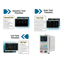 400W ET5411A Programmable DC Electronic Load 500V 1x15A Battery Tester